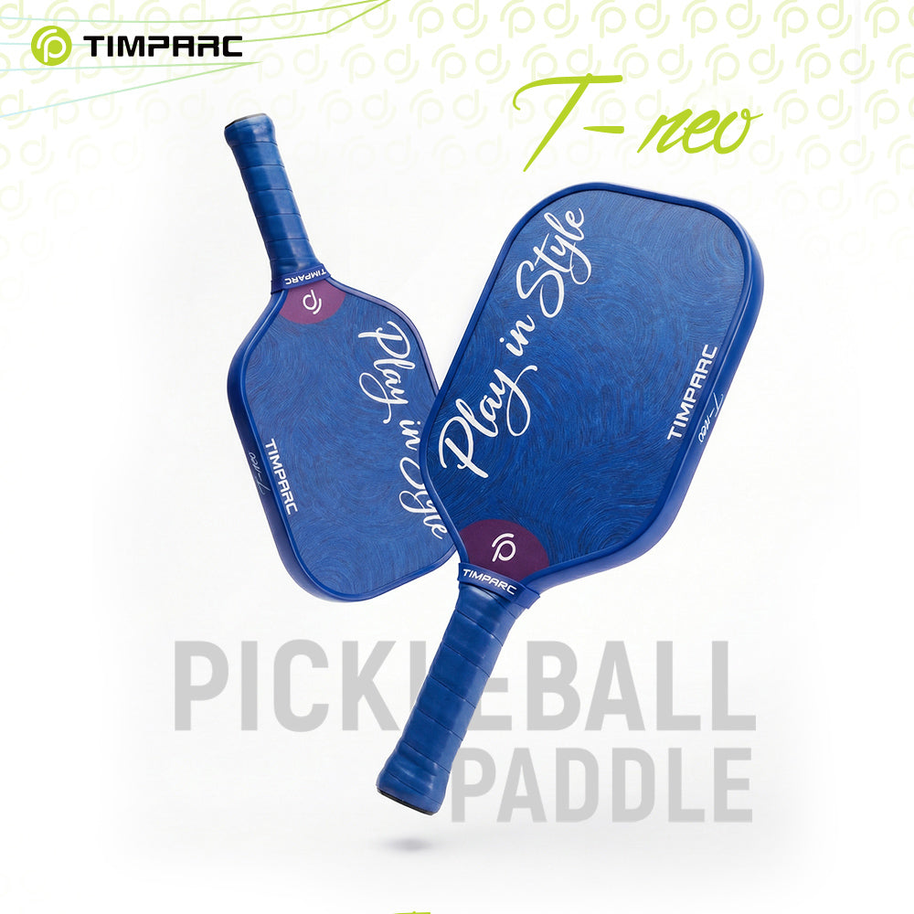 T-NEO Misty Blue 16MM Carbon Fiber T700 Pickleball PaddleFashion Style Pickleball Racket