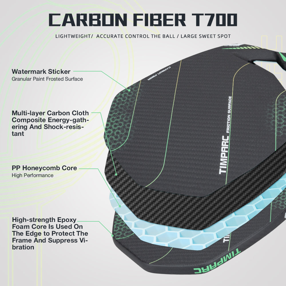 Grey Heron Pickleball Paddle
