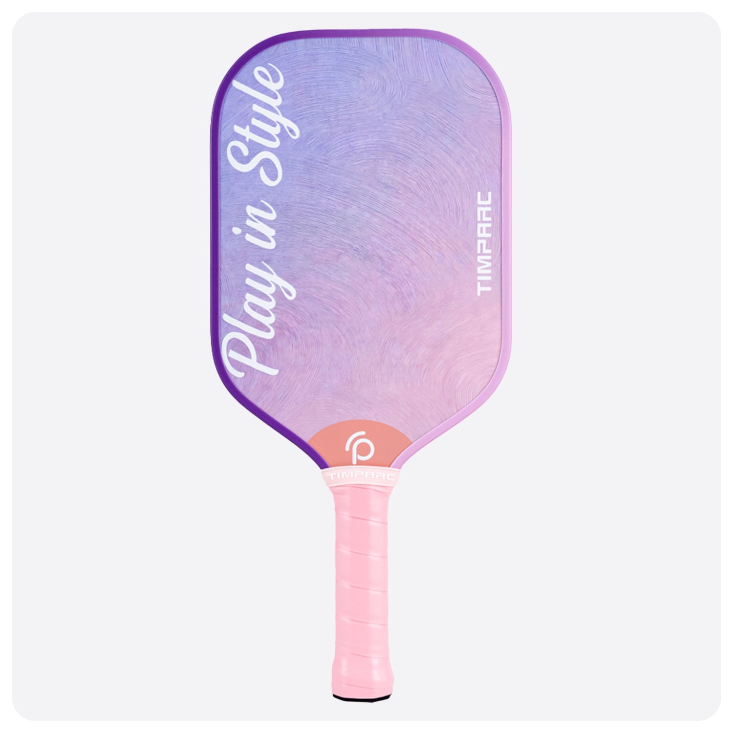 T-NEO Misty Pink Fashion Style PickleballPaddle,Thermoformed Carbon Fiber Pickleball Racketz