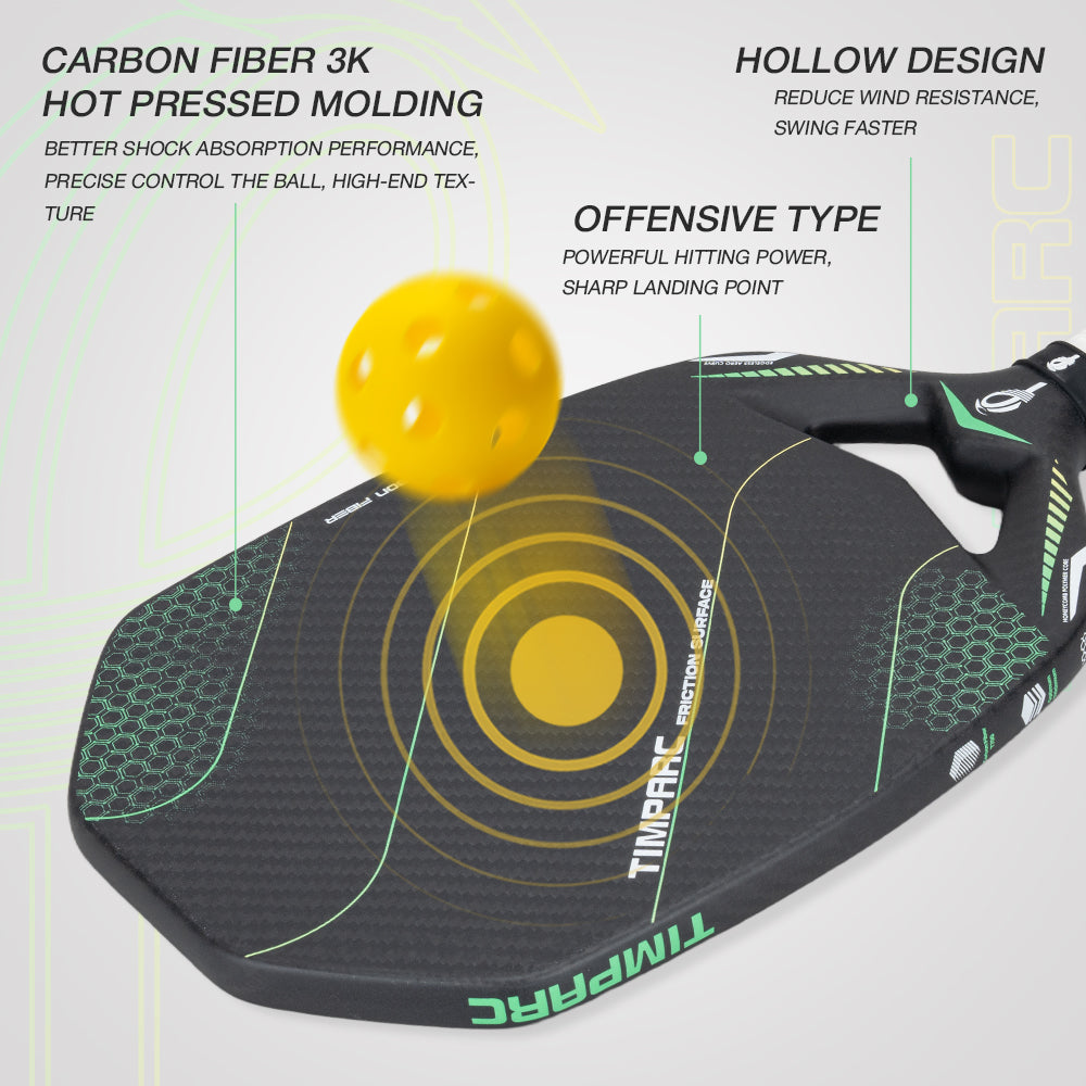 Grey Heron Pickleball Paddle